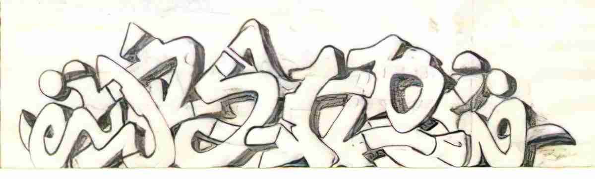 Street Art 1024 0999 GRAFFITI A4 Photo Print