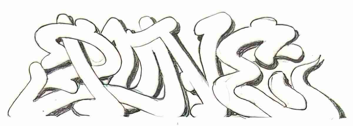Street Art 1025 1000 GRAFFITI A4 Photo Print