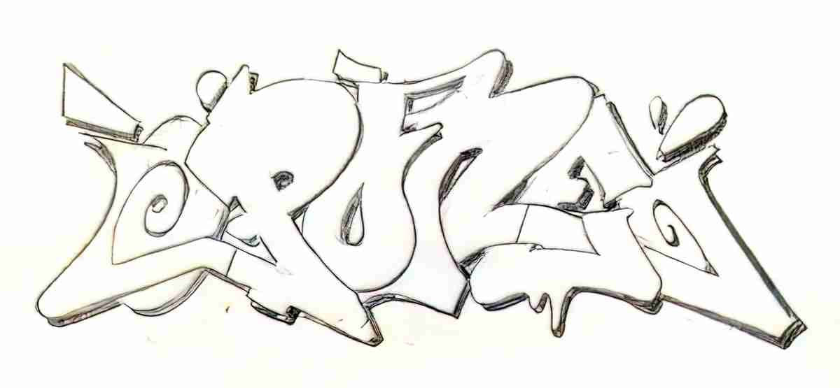 Street Art 1030 1005 GRAFFITI A4 Photo Print