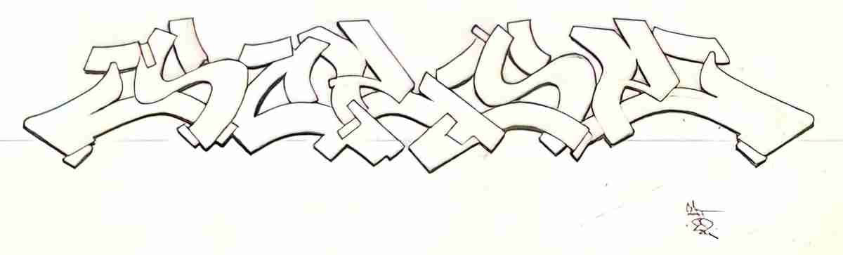 Street Art 1084 1059 GRAFFITI A4 Photo Print