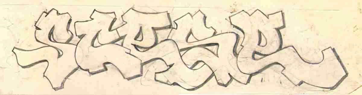 Street Art 1085 1060 GRAFFITI A4 Photo Print