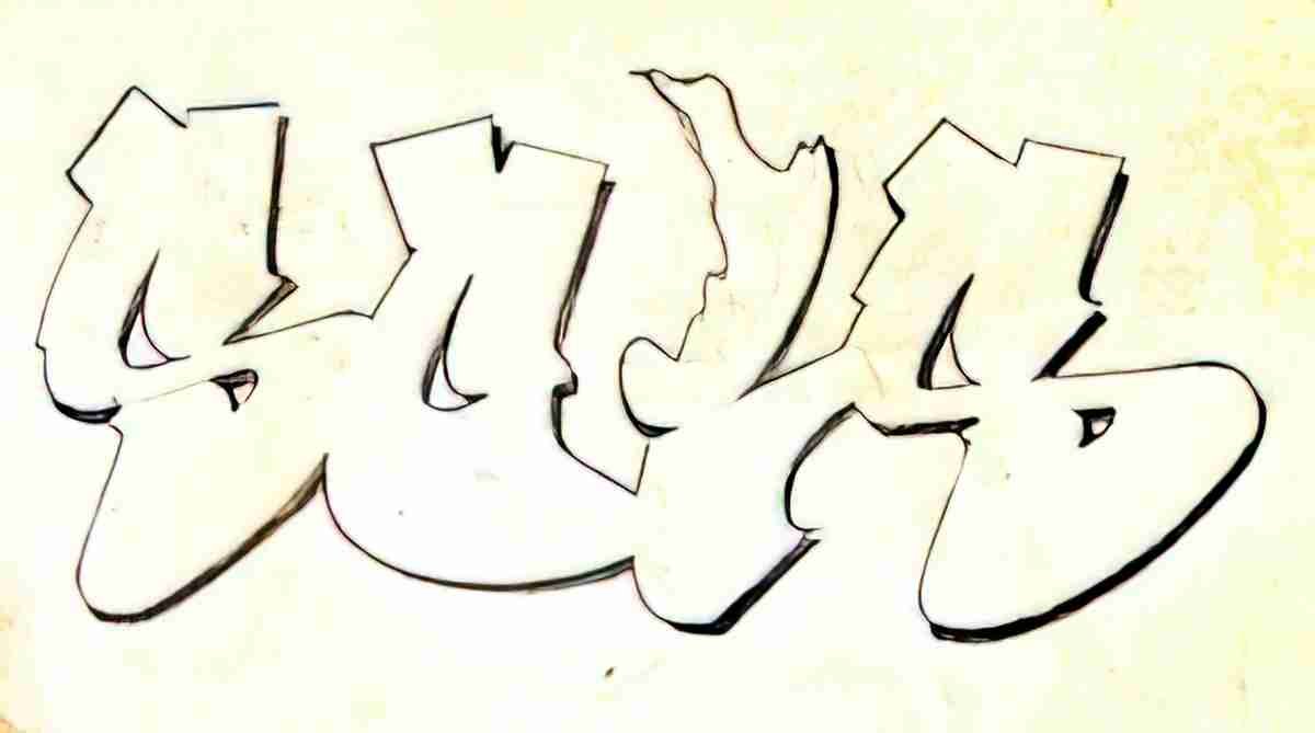 Street Art 1094 1069 GRAFFITI A4 Photo Print