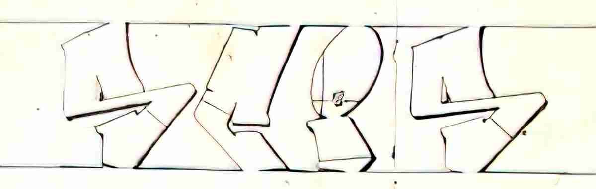 Street Art 1100 1075 GRAFFITI A4 Photo Print