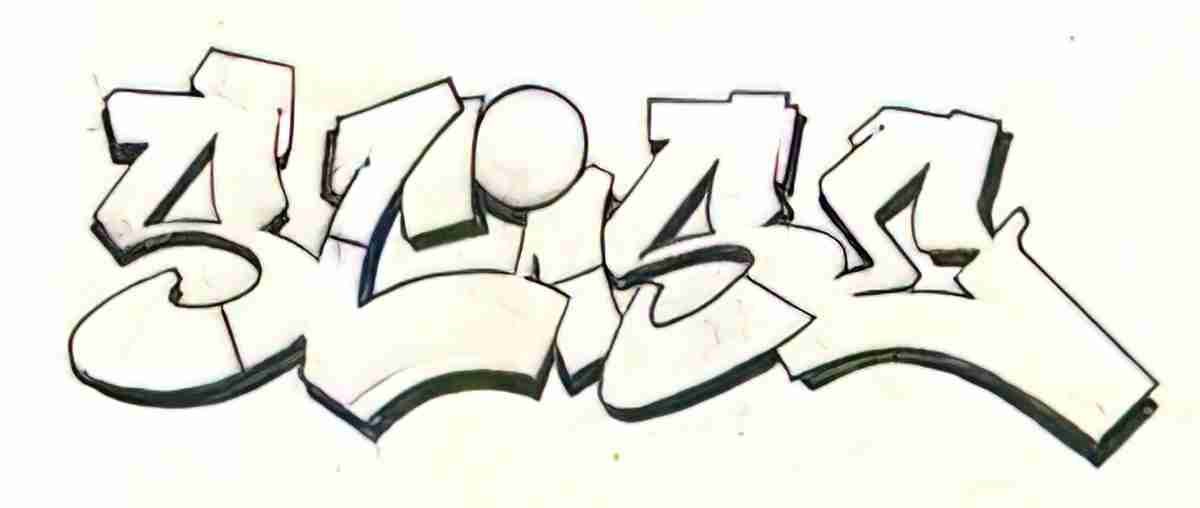 Street Art 1104 1079 GRAFFITI A4 Photo Print