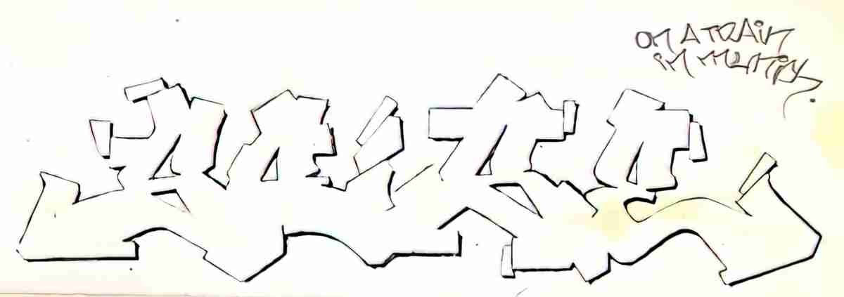 Street Art 1105 1080 GRAFFITI A4 Photo Print