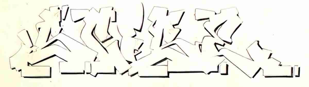 Street Art 1109 1084 GRAFFITI A4 Photo Print