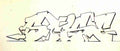 Street Art 1111 1086 GRAFFITI A4 Photo Print