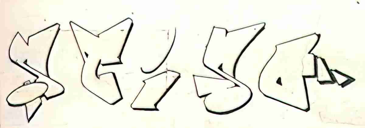 Street Art 1114 1089 GRAFFITI A4 Photo Print