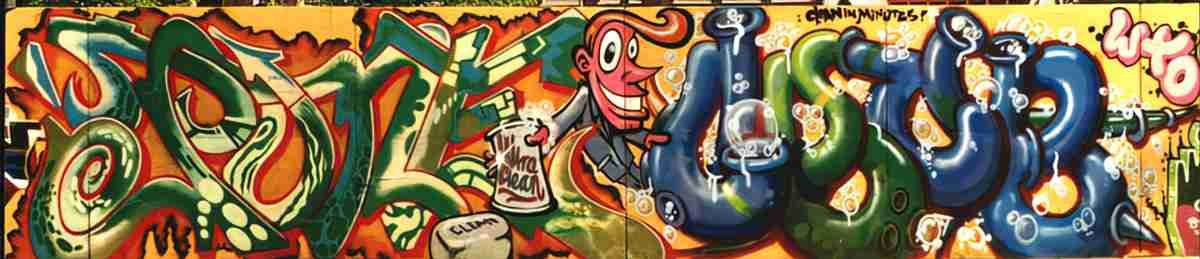 Street Art 1186 1161 GRAFFITI A4 Photo Print