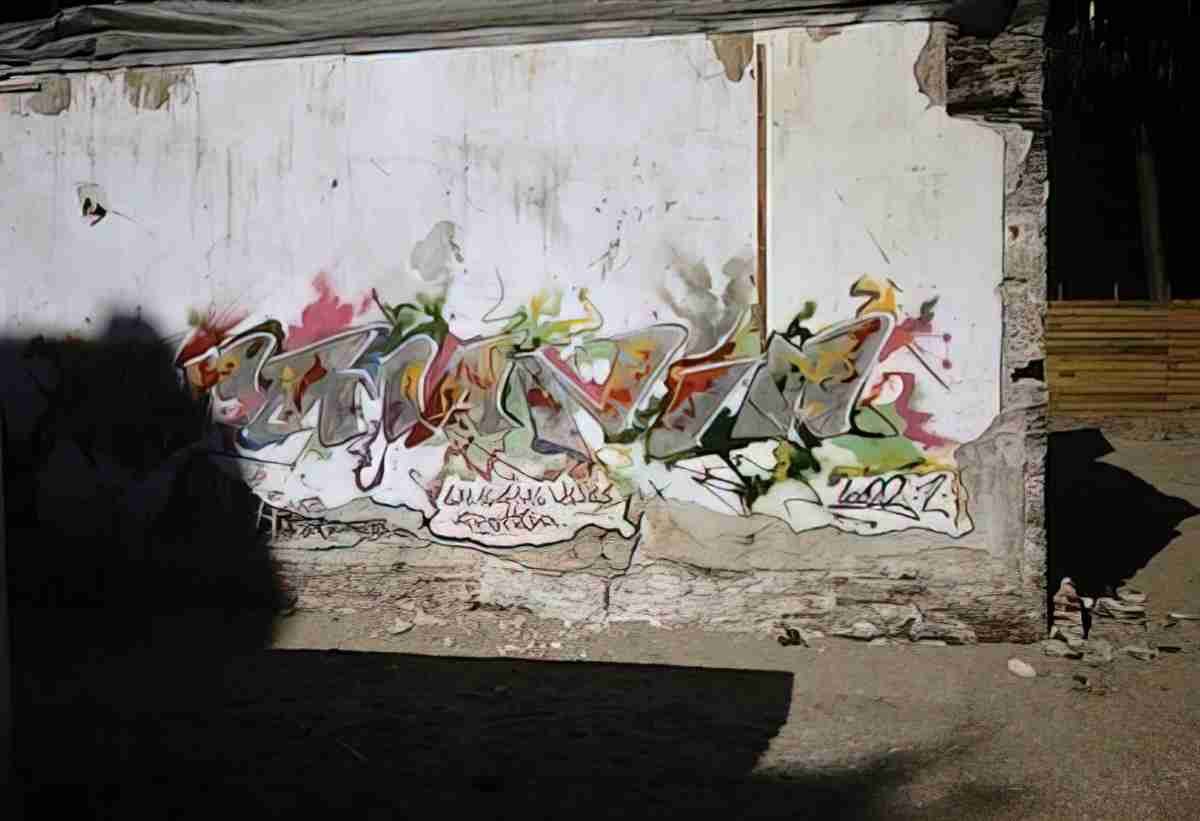 Street Art 1200 1176 GRAFFITI A4 Photo Print