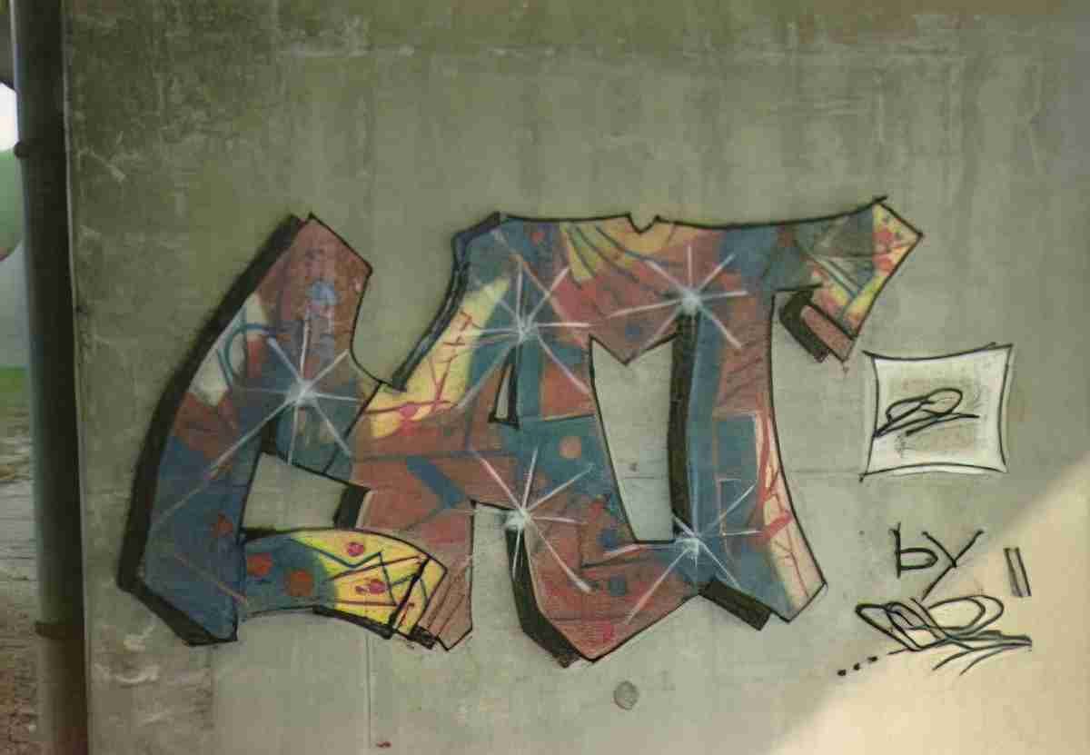 Street Art 1203 1179 GRAFFITI A4 Photo Print