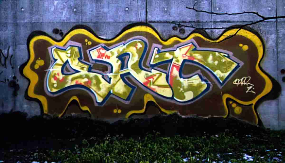 Street Art 1222 1198 GRAFFITI A4 Photo Print