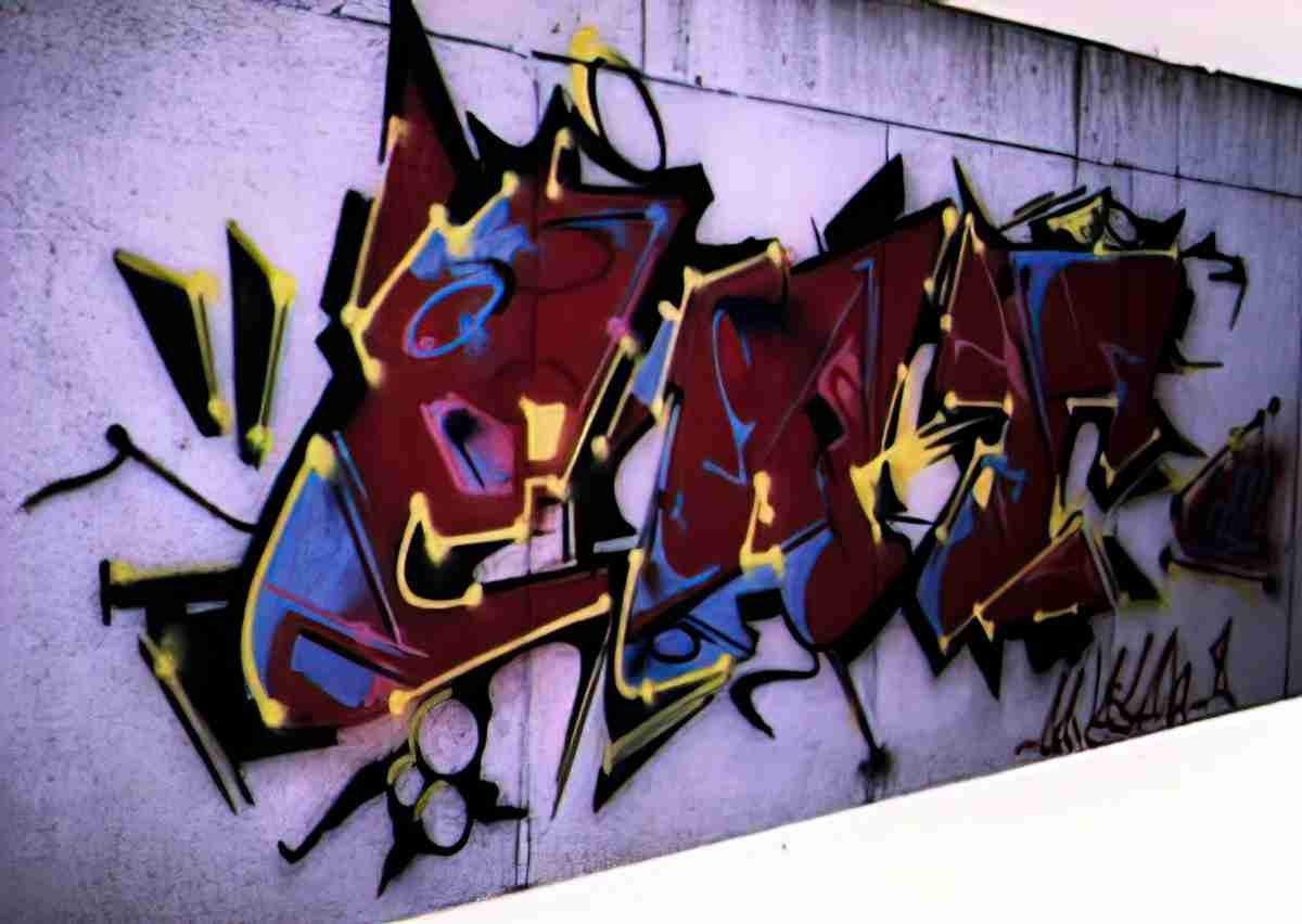 Street Art 1228 1204 GRAFFITI A4 Photo Print