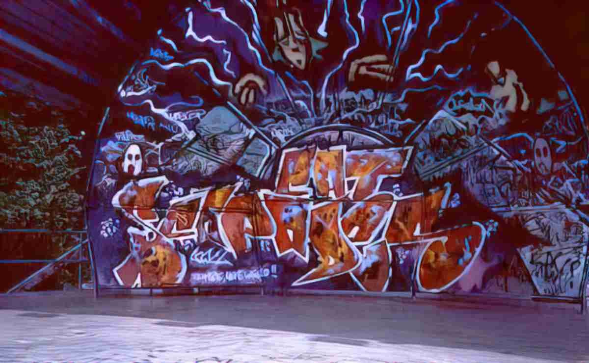 Street Art 1241 1217 GRAFFITI A4 Photo Print