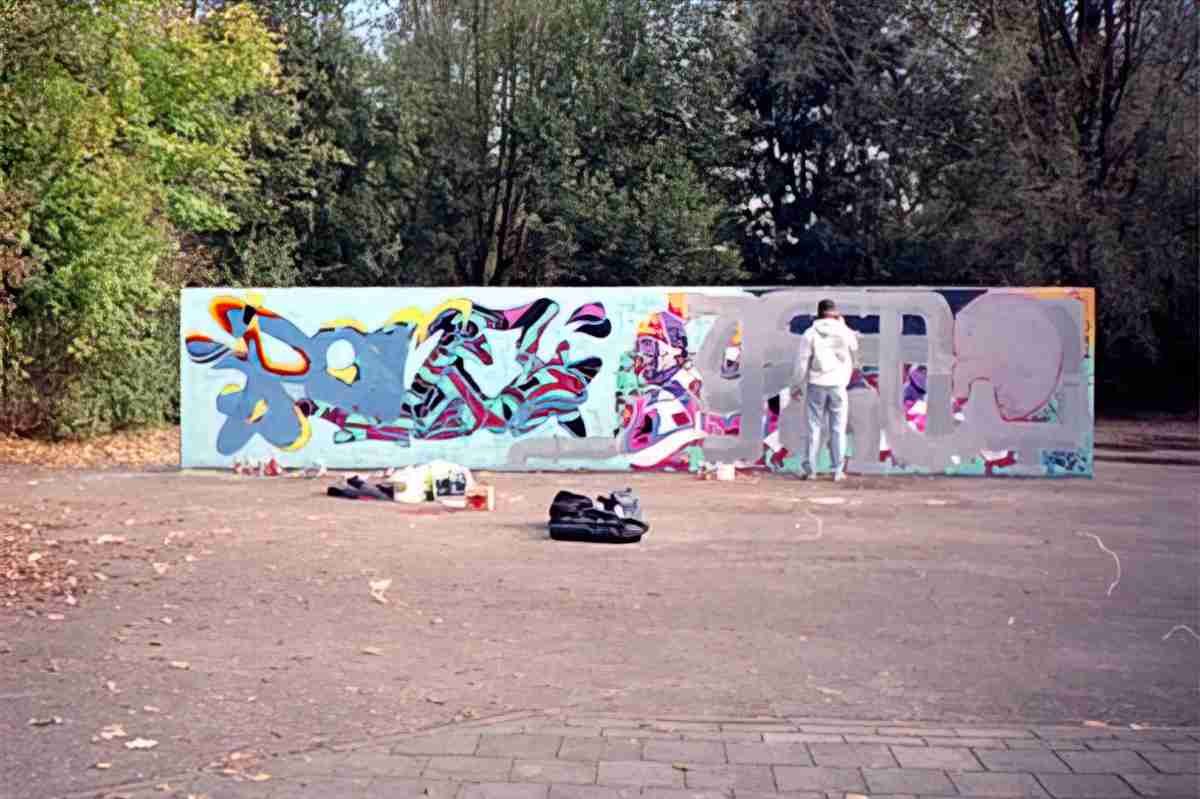 Street Art 1244 1220 GRAFFITI A4 Photo Print