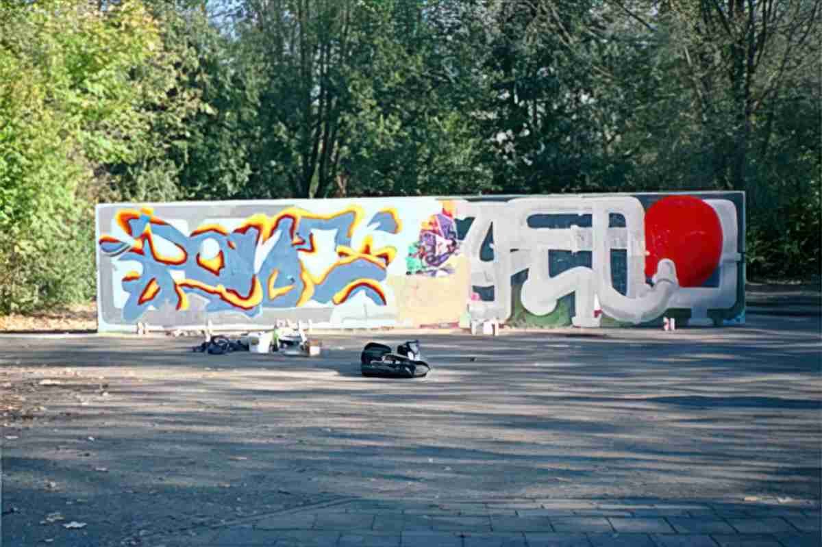 Street Art 1245 1221 GRAFFITI A4 Photo Print