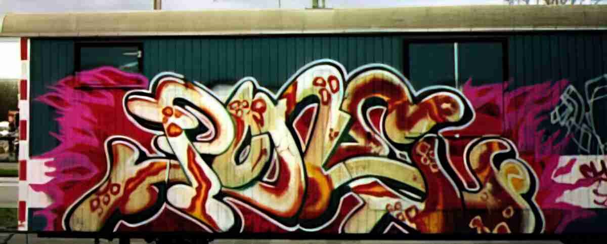 Street Art 1252 1228 GRAFFITI A4 Photo Print