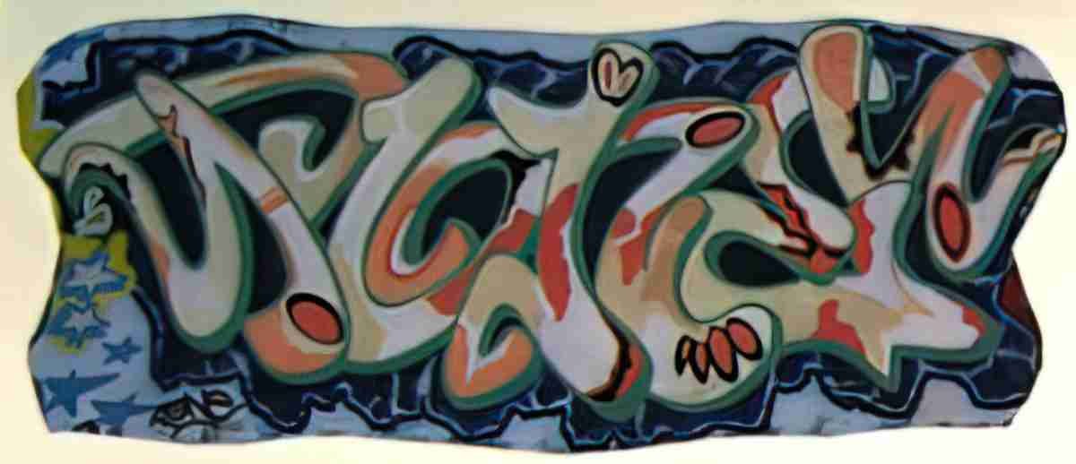 Street Art 1258 1234 GRAFFITI A4 Photo Print