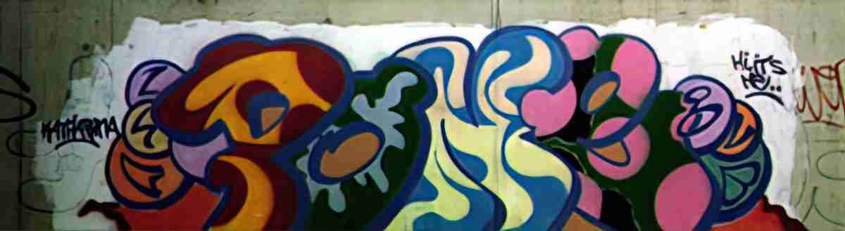 Street Art 1264 1240 GRAFFITI A4 Photo Print