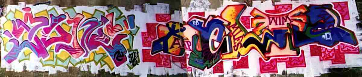 Street Art 1275 1251 GRAFFITI A4 Photo Print