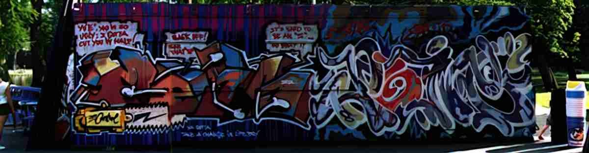 Street Art 1284 1260 GRAFFITI A4 Photo Print