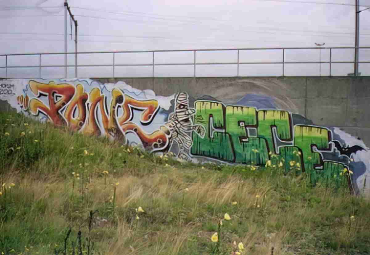 Street Art 1295 1271 GRAFFITI A4 Photo Print