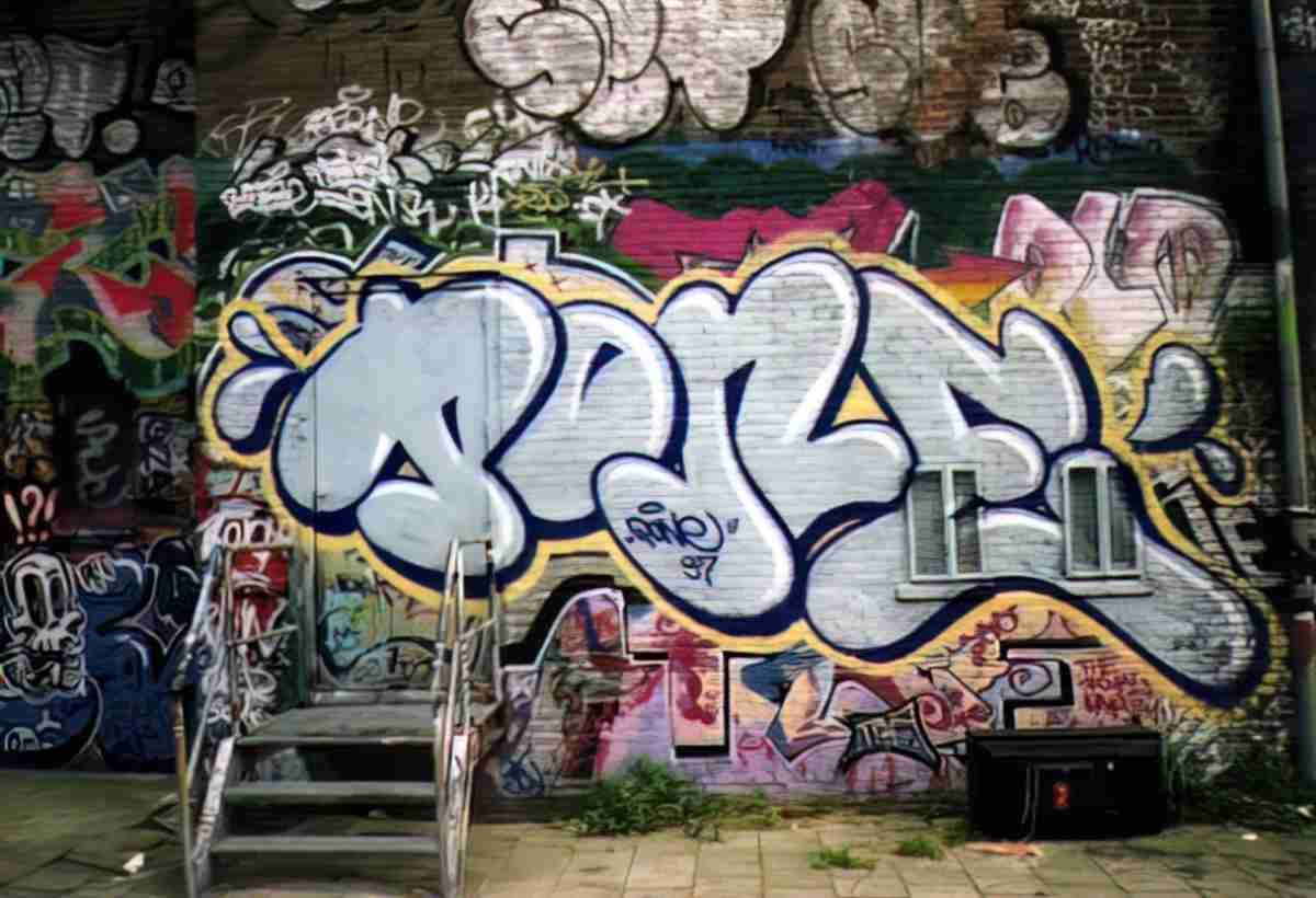 Street Art 1297 1273 GRAFFITI A4 Photo Print
