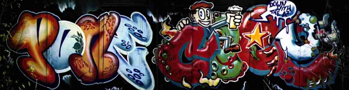 Street Art 1304 1280 GRAFFITI A4 Photo Print