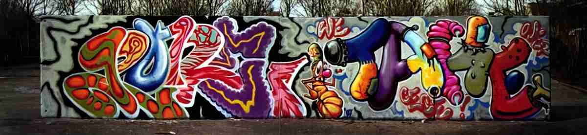 Street Art 1307 1283 GRAFFITI A4 Photo Print