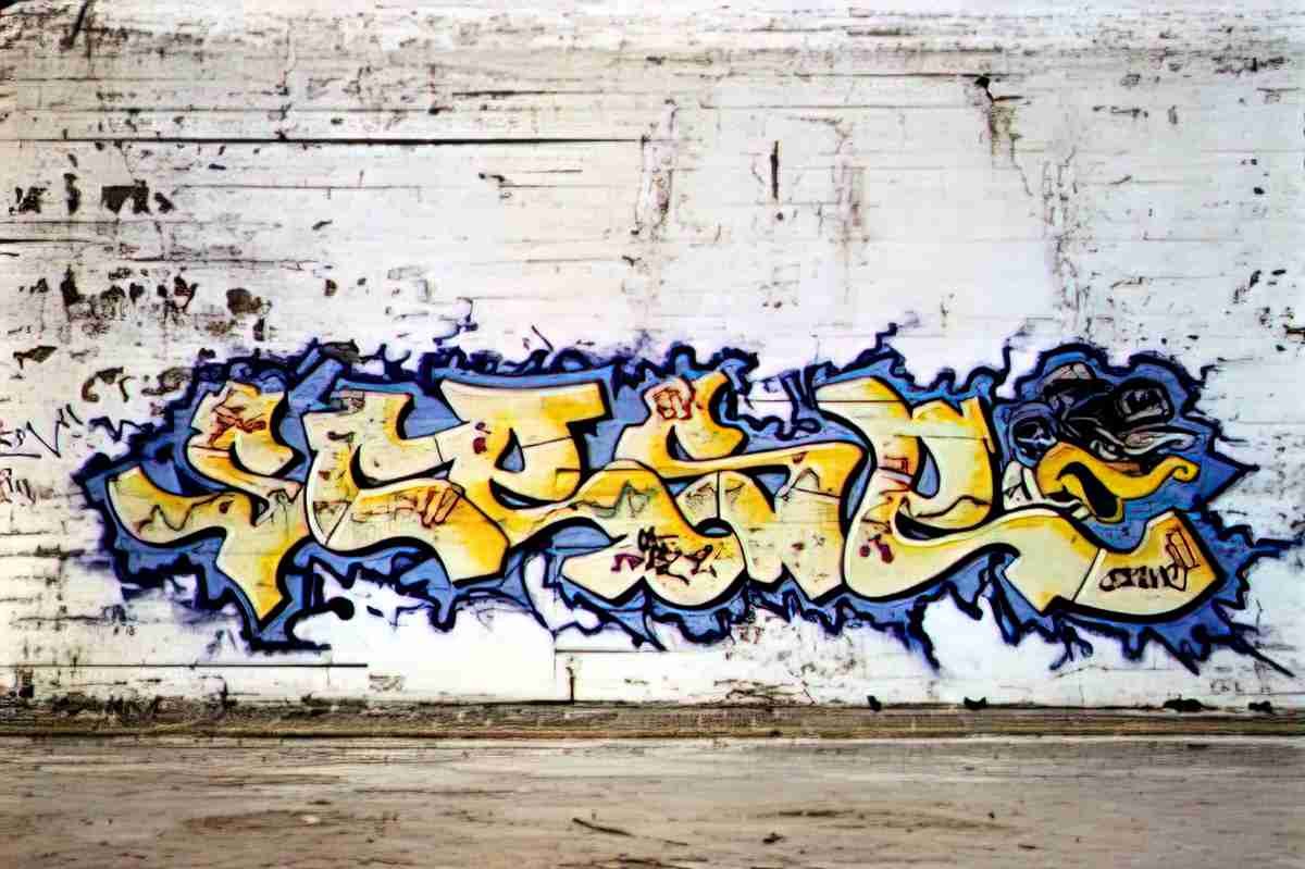 Street Art 1313 1289 GRAFFITI A4 Photo Print