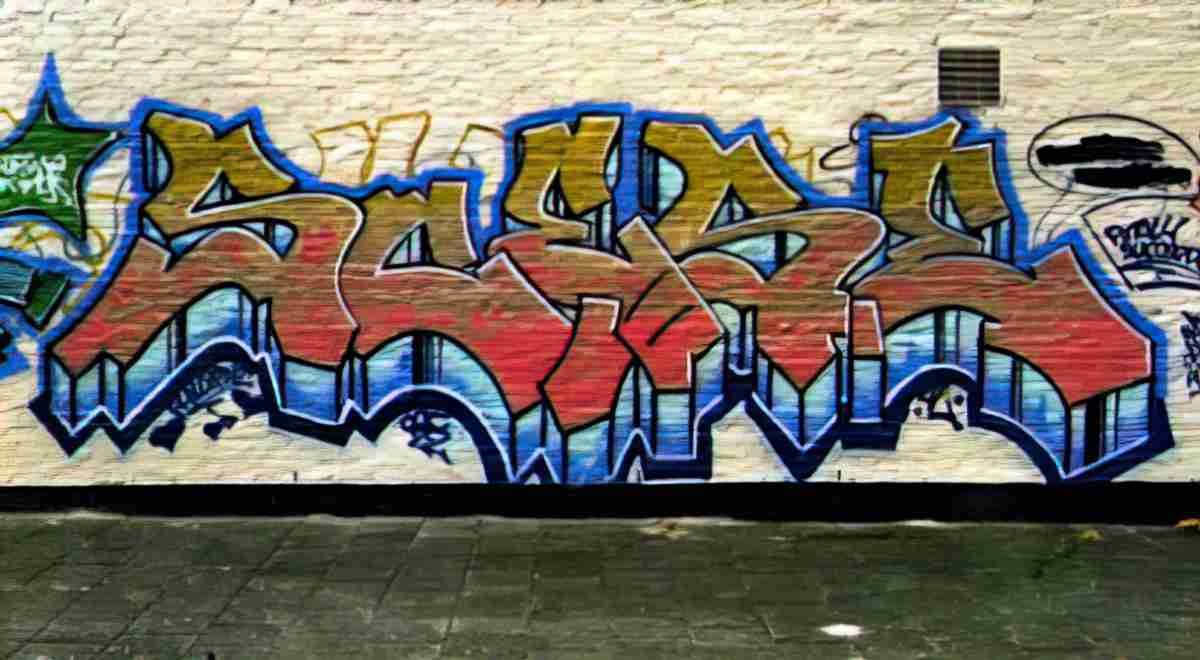 Street Art 1314 1290 GRAFFITI A4 Photo Print
