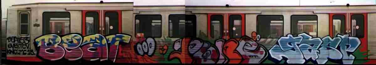 Street Art 1365 1341 GRAFFITI A4 Photo Print