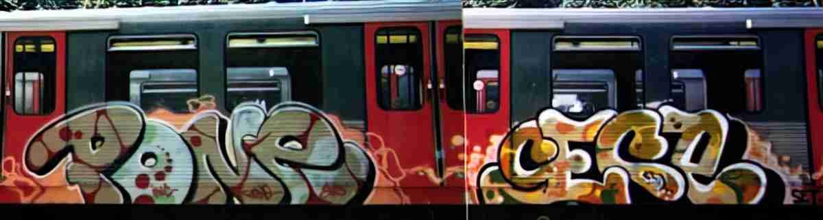 Street Art 1370 1346 GRAFFITI A4 Photo Print