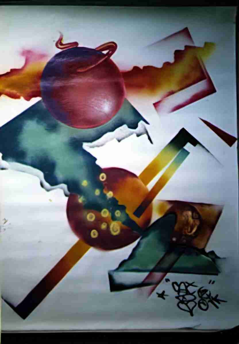 Street Art 1384 1360 GRAFFITI A4 Photo Print