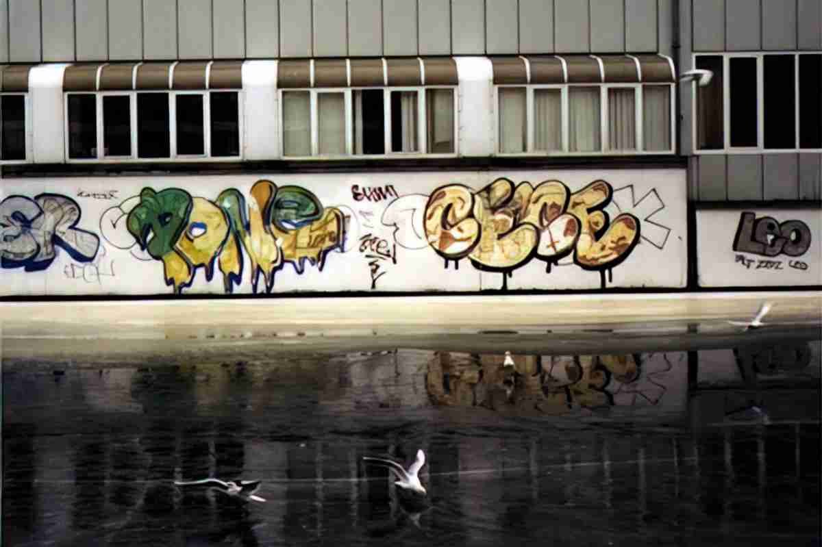 Street Art 1420 1397 GRAFFITI A4 Photo Print