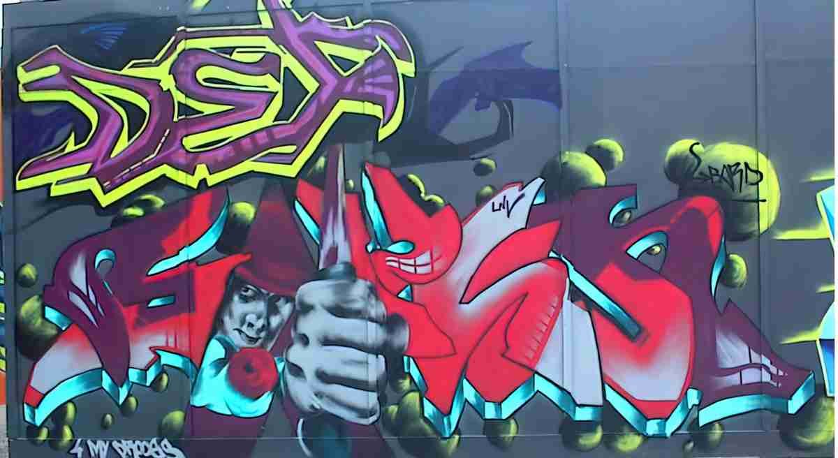 Street Art 1479 1456 GRAFFITI A4 Photo Print