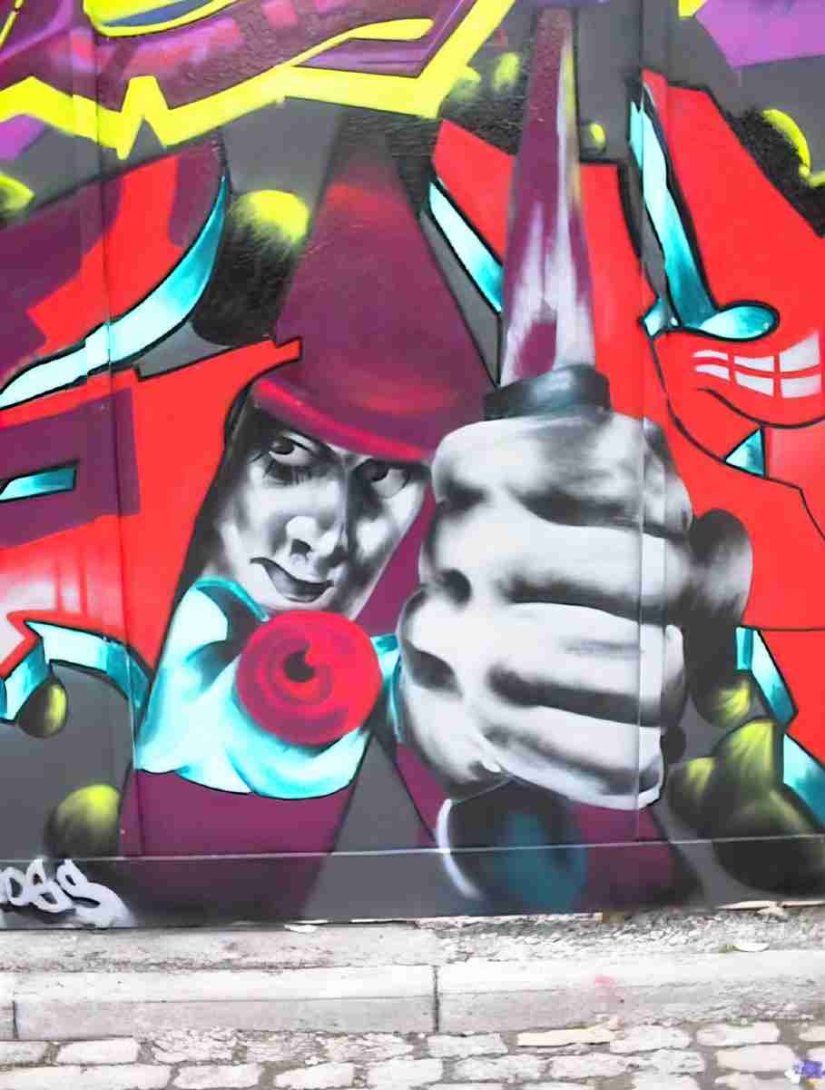 Street Art 1482 1459 GRAFFITI A4 Photo Print