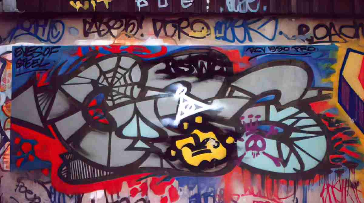 Street Art 1490 1467 GRAFFITI A4 Photo Print