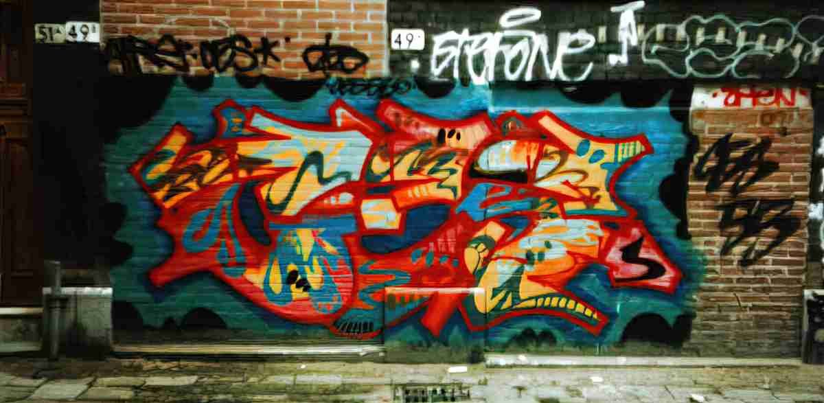 Street Art 1529 1506 GRAFFITI A4 Photo Print
