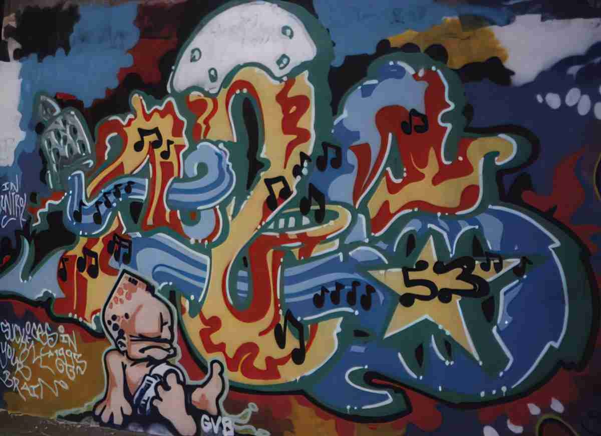 Street Art 1534 1511 GRAFFITI A4 Photo Print