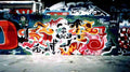 Street Art 1555 1532 GRAFFITI A4 Photo Print