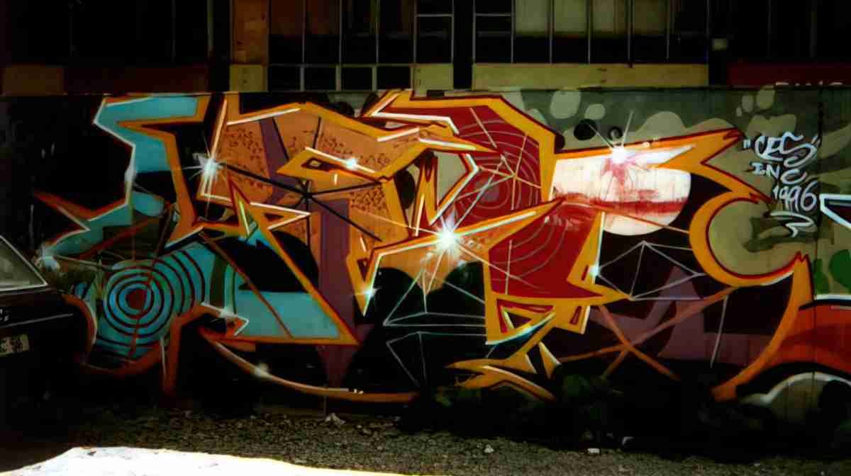 Street Art 1557 1534 GRAFFITI A4 Photo Print