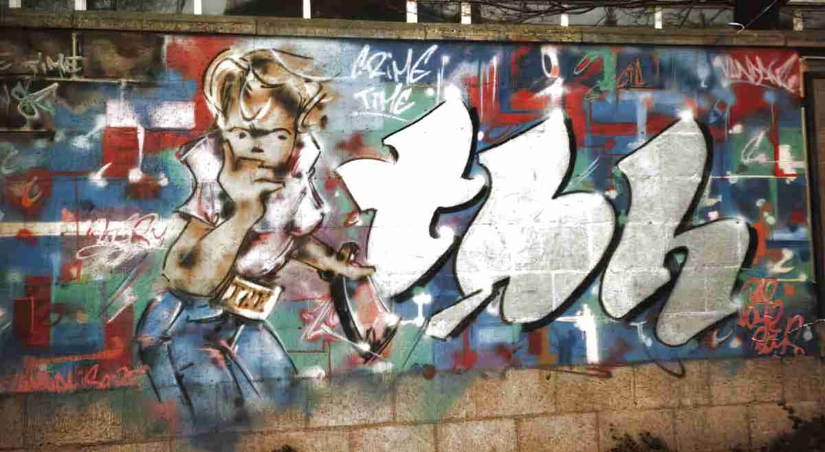 Street Art 1586 1563 GRAFFITI A4 Photo Print