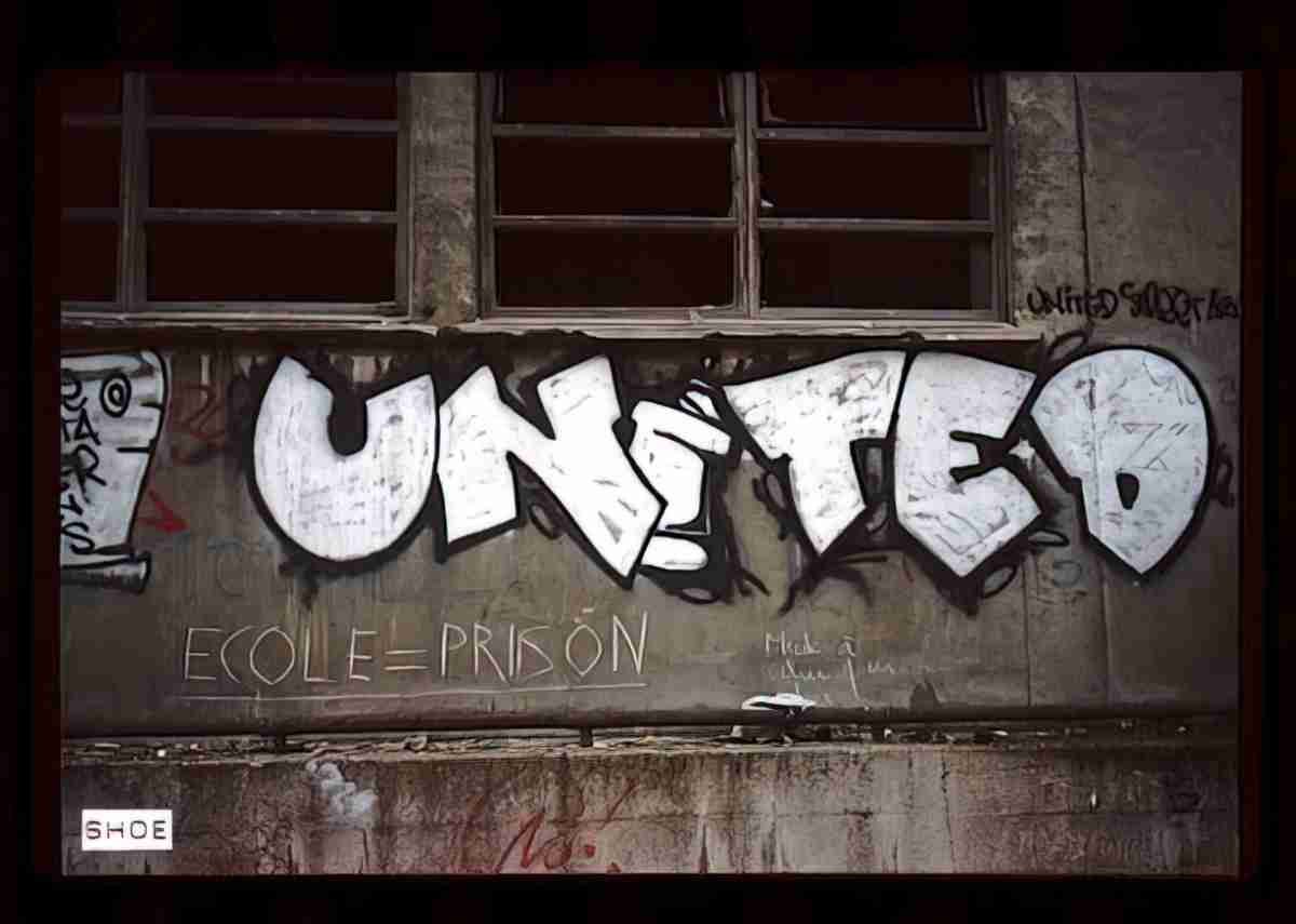 Street Art 1595 1572 GRAFFITI A4 Photo Print