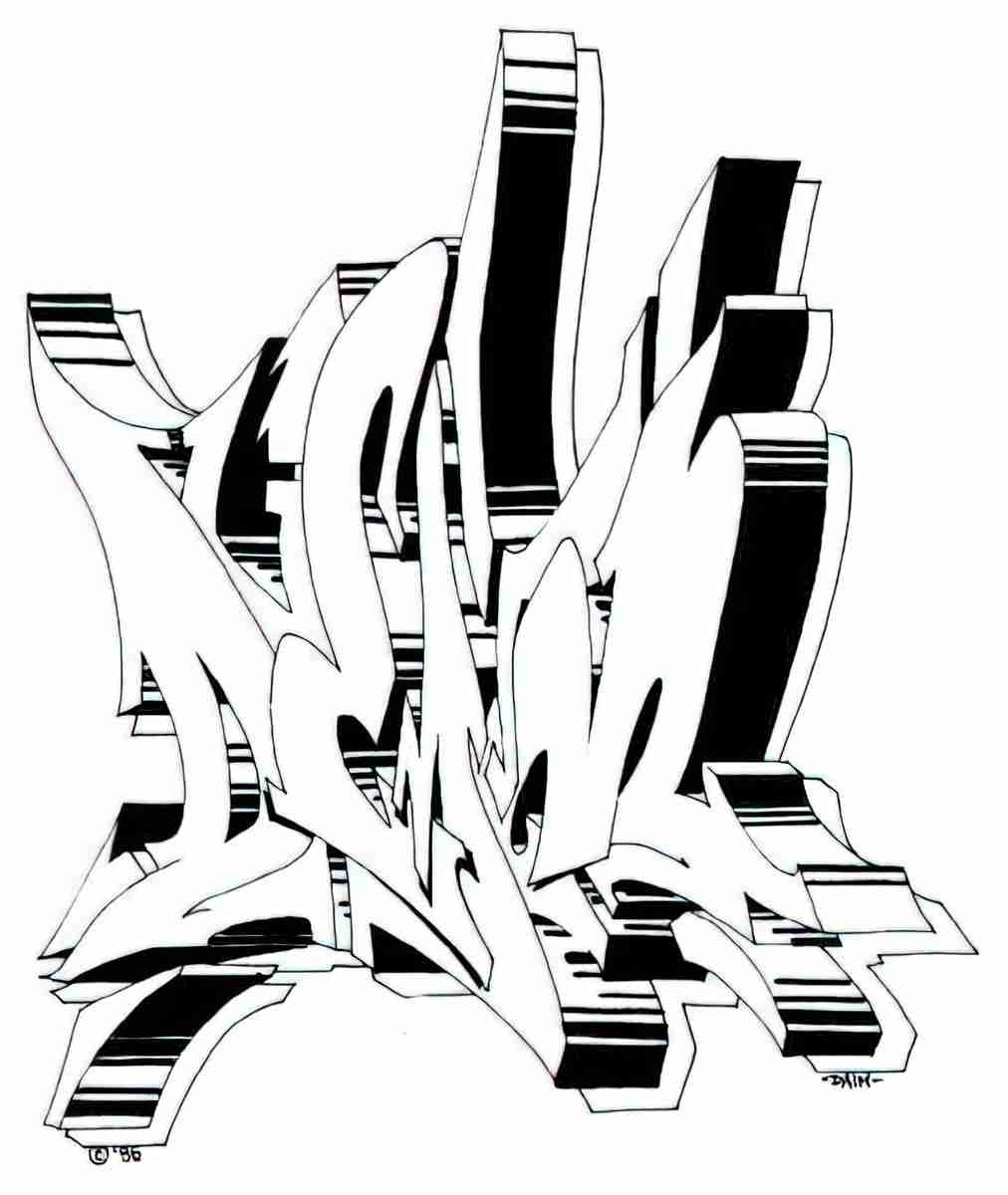 Street Art 1605 1582 GRAFFITI A4 Photo Print
