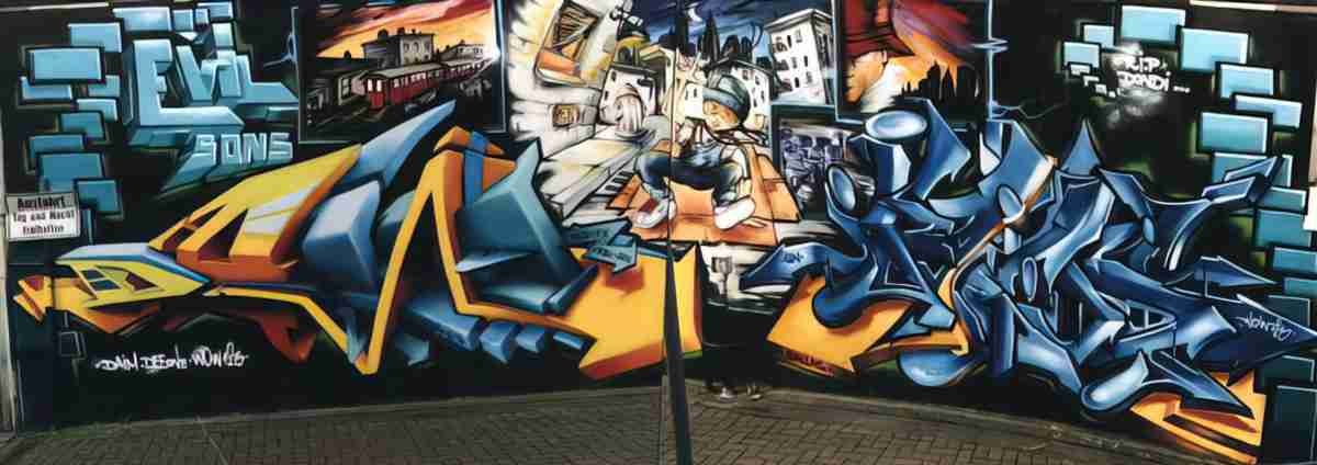 Street Art 1606 1583 GRAFFITI A4 Photo Print