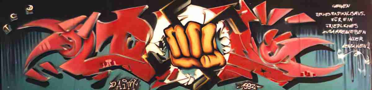 Street Art 1607 1584 GRAFFITI A4 Photo Print