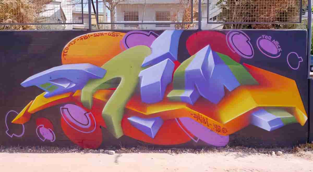 Street Art 1608 1585 GRAFFITI A4 Photo Print