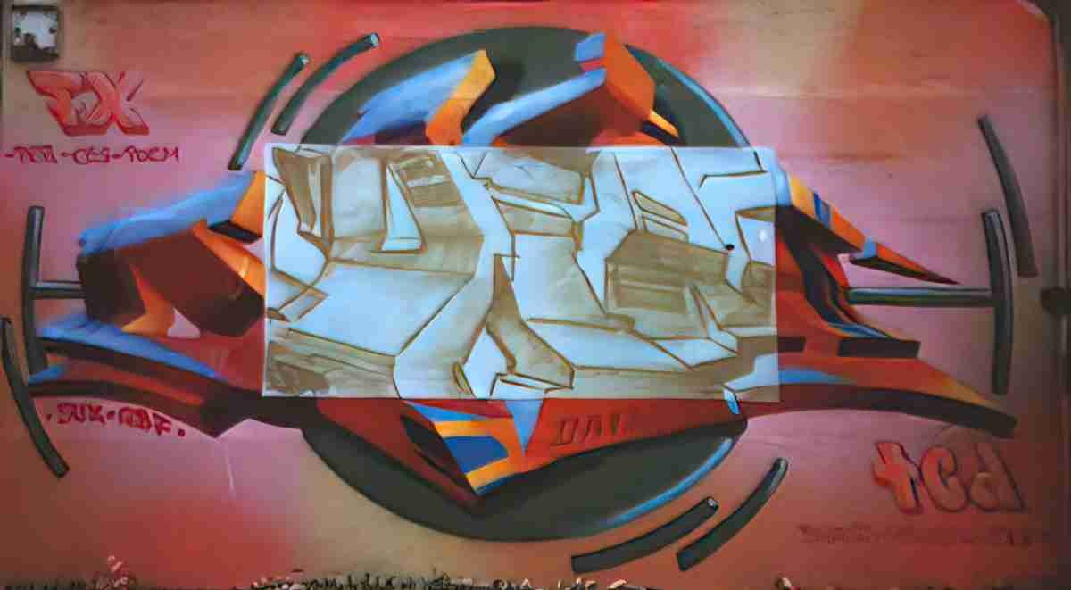 Street Art 1610 1587 GRAFFITI A4 Photo Print