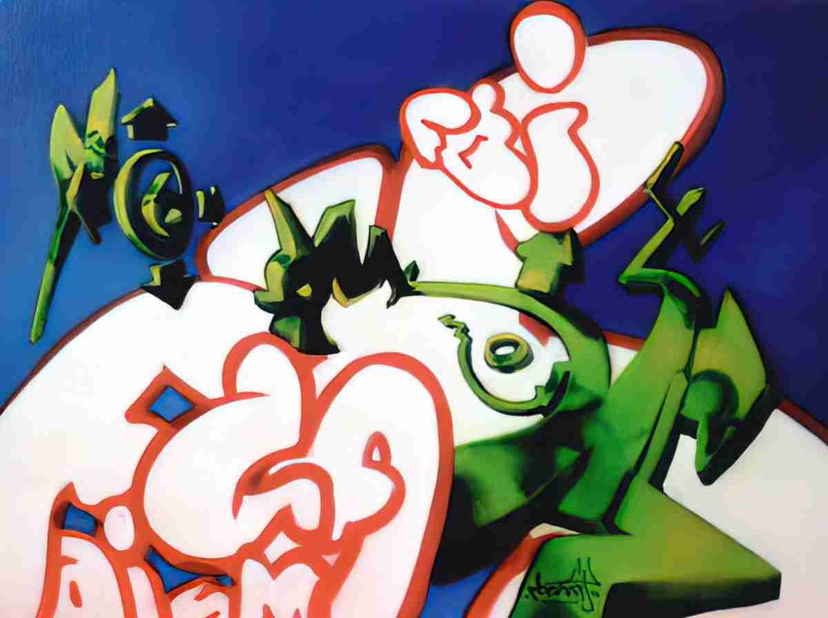 Street Art 1626 1603 GRAFFITI A4 Photo Print